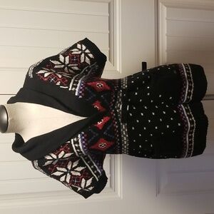 Tommy Hilfiger Short Sleeve Clasp Waist Cardigan Roll Collar Pockets Womens SP
